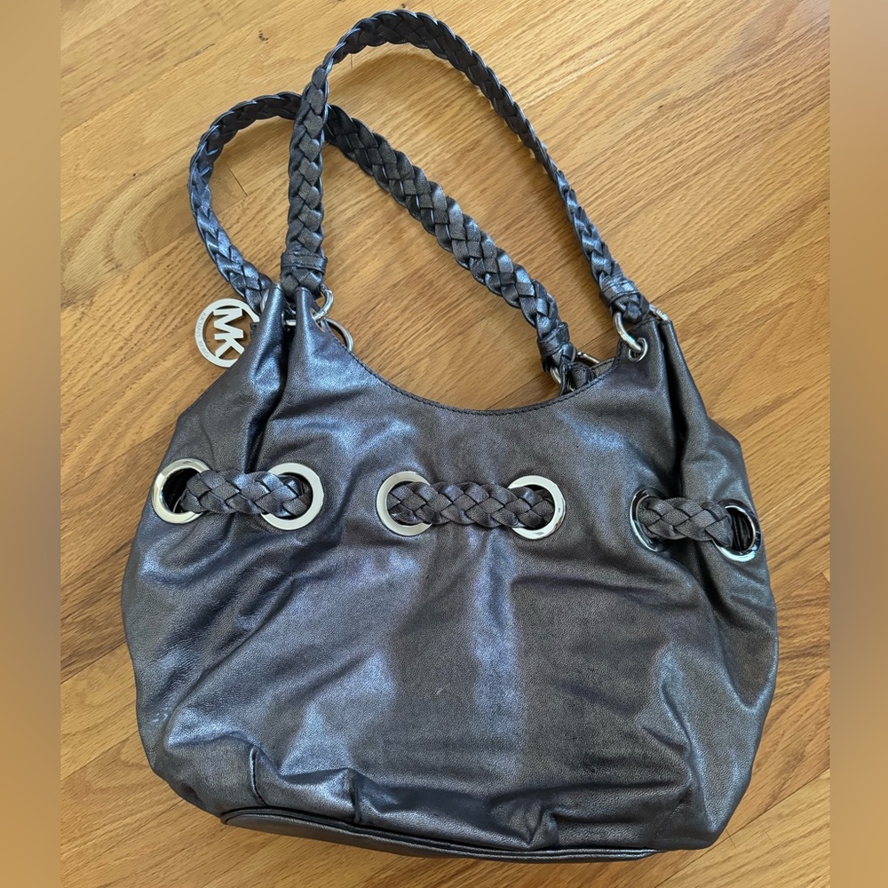 Grey Metallic Michael Kors Bag